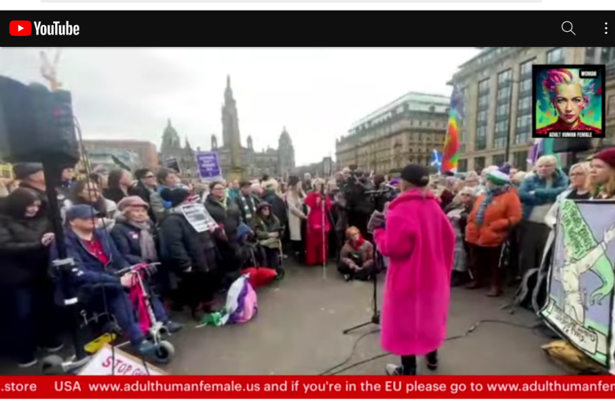 Standing for Women Glasgow 5th Feb