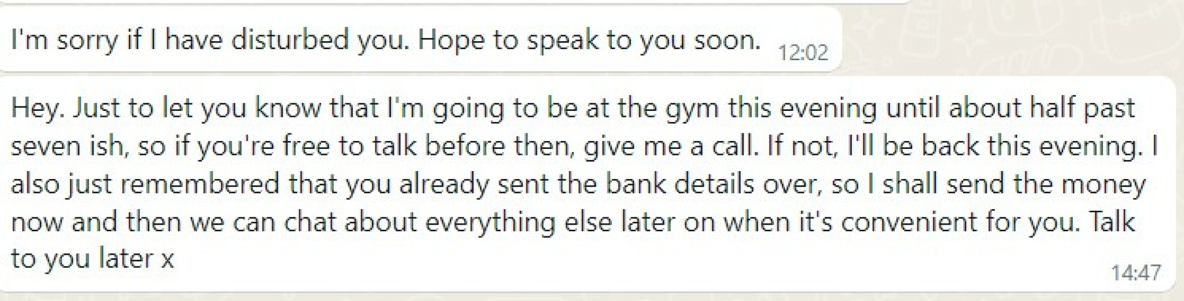 To feel like an idiot (friend borrowing money)