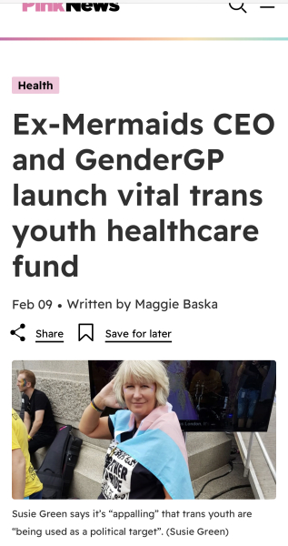 So that's why Susie Green left