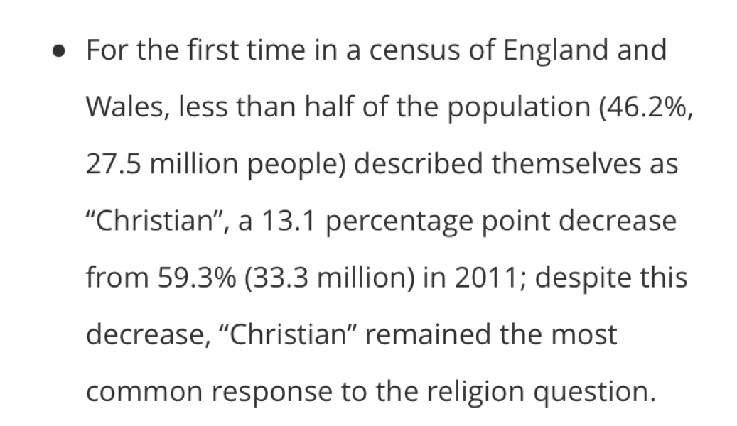 To say religious state schools shouldn’t exist? 