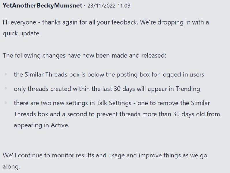 Threads older than 30 days not appearing in active.