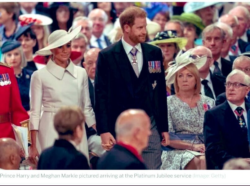 Harry and Meghan and the coronation.