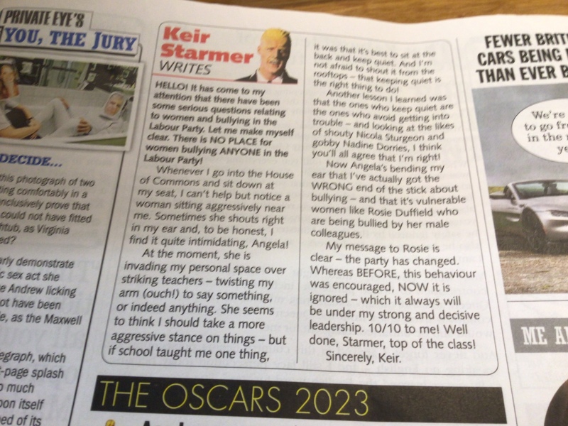 Keir Starmer defending Rosie Duffield?