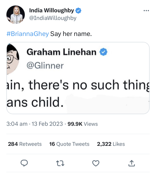 India Willoughby, Question Time Thu 2 Feb 2240