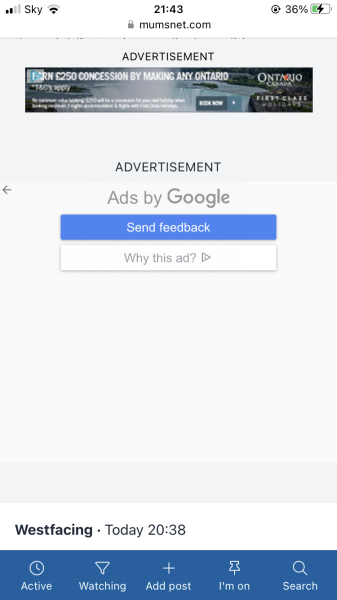 Upsetting ad coming up . Has anyone else had this? It’s very triggering