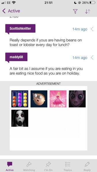 Awful imagery in ads