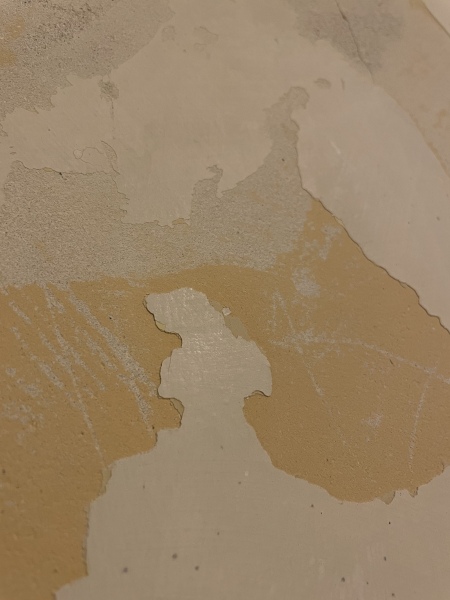 Removed old wallpaper - why's it blue underneath?