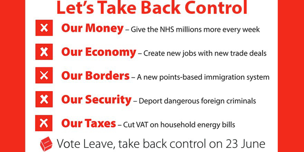 "Take Back Control of our borders"