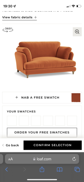 If you have a burnt orange love seat