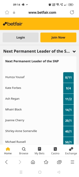Who do you want to see as new First Minister?