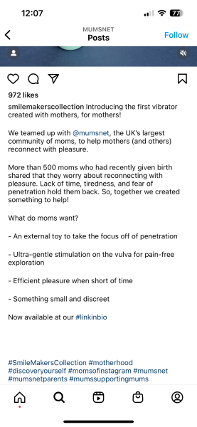 Official Complaint to Mumsnet