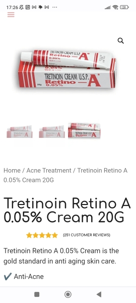 Tretinoin (pigmentation and aging)