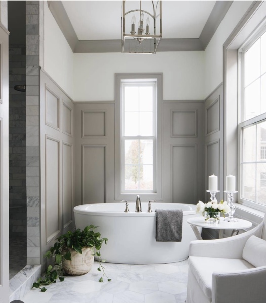 Wall panels vs tiles in bathroom 