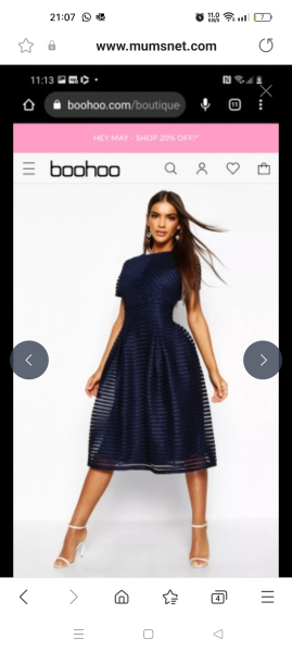 Navy dress for wedding