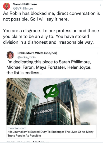 Sarah Phillimore and Robin Moira White interviewed by Andrew Doyle