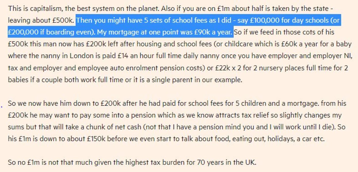 People on good wages saying they are struggling 