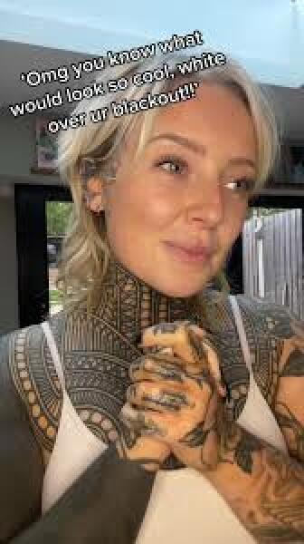 I’m getting my forearm blacked out tomorrow!