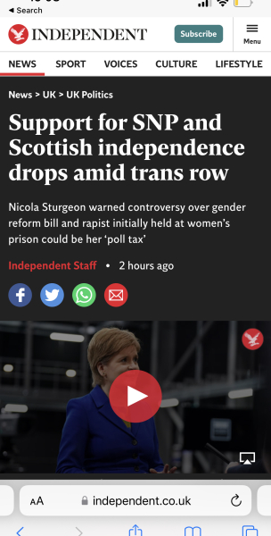 Standing for Women Glasgow 5th Feb