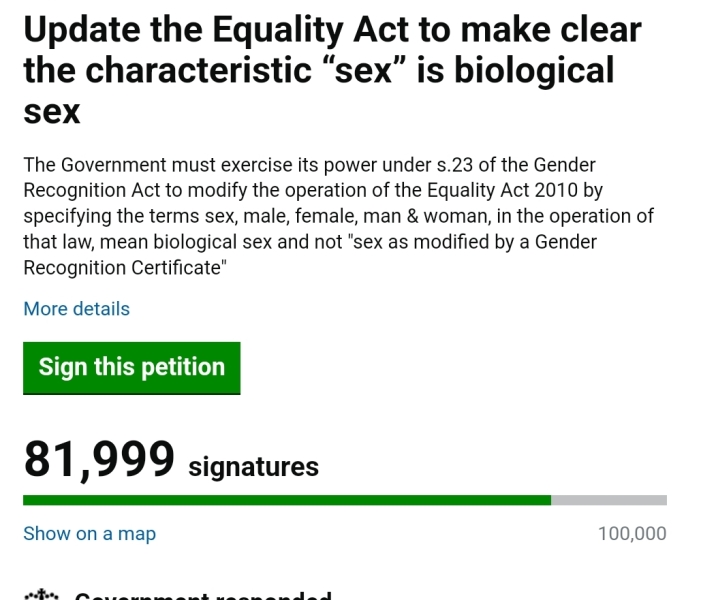 Petition to Update the Equality Act - thread 2