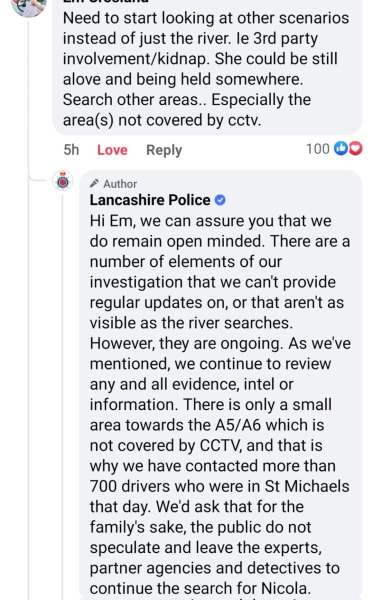 Missing Woman Nicola Bulley 6