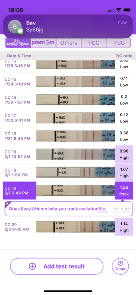 Ovulation test strips faulty or?...