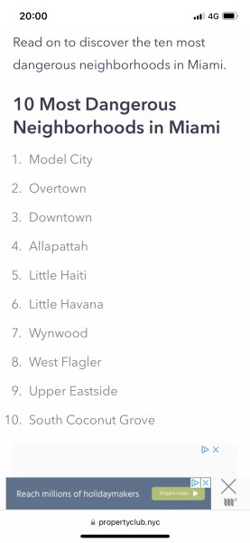 Miami Beach - North, South beach or other nearby area!