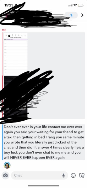 Why does he keep blocking me?