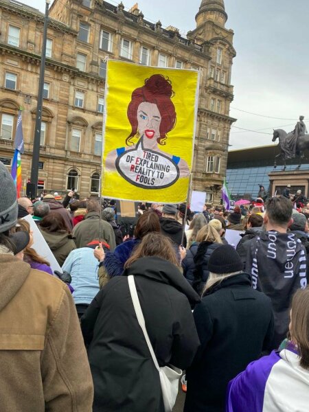 Standing for Women Glasgow 5th Feb