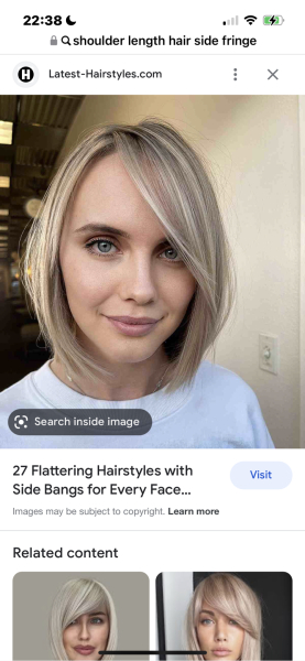 Salt and Pepper hair..considering colouring it.. advice please (photo)