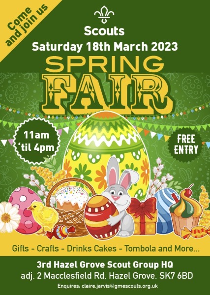 Spring Fair - Hazel Grove , Stockport area. 
