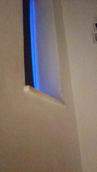 Inside of window frame ..blind query ..with photos