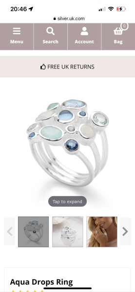 Dress ring - not real! - on a budget