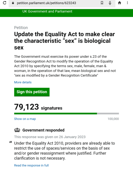Petition to Update the Equality Act - thread 2