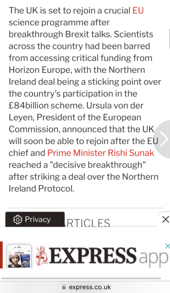 "Take Back Control of our borders"