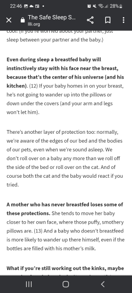 To leave 4 week old to cry