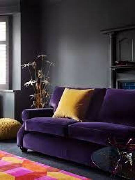 To put bright orange cushions on this sofa?