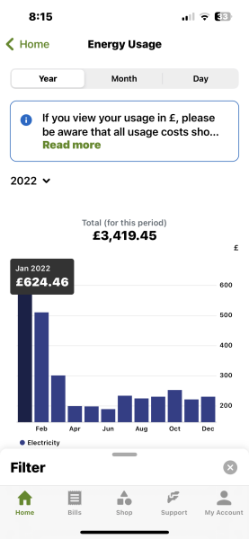 Holy fuck 3 months electric has cost me £1750