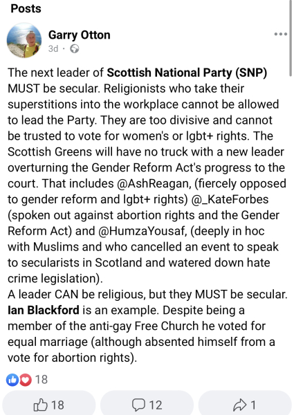 Scotland PIE and LGB research thread