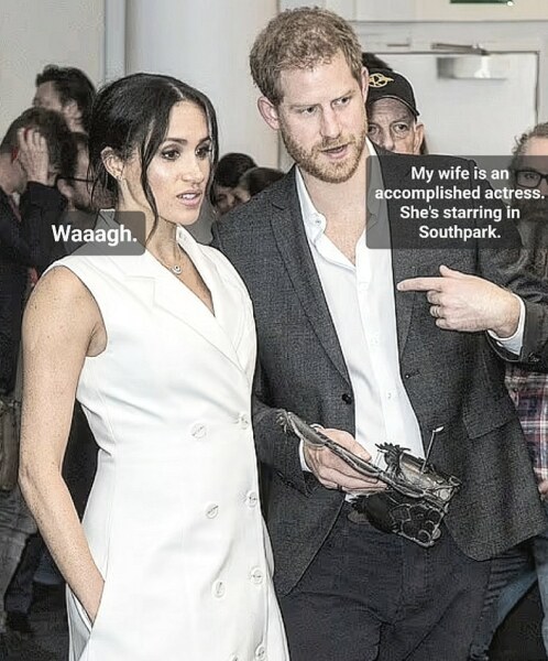 Harry & Meghan savaged by South Park