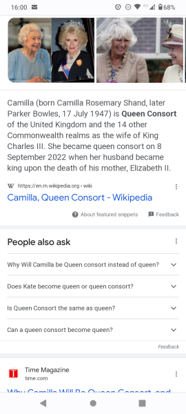 So Camilla is Queen now?