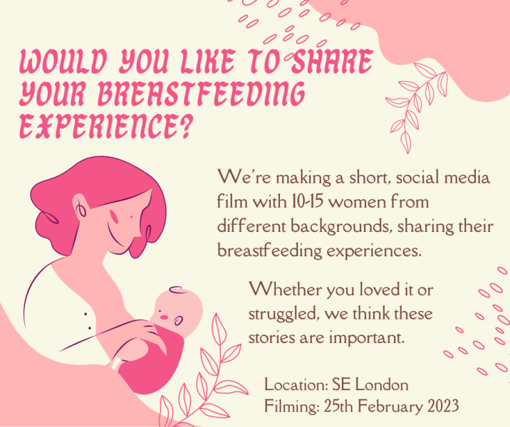 London based breastfeeding stories needed