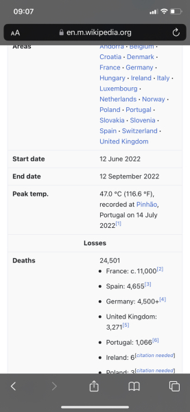 To be terrified of the coming summer?