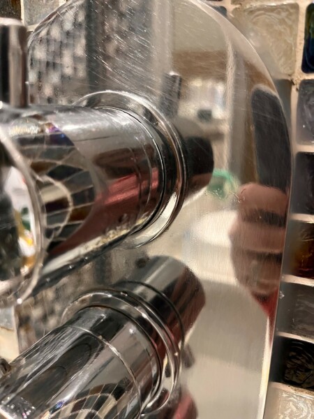 HELP! Think I've ruined my chrome shower - photo
