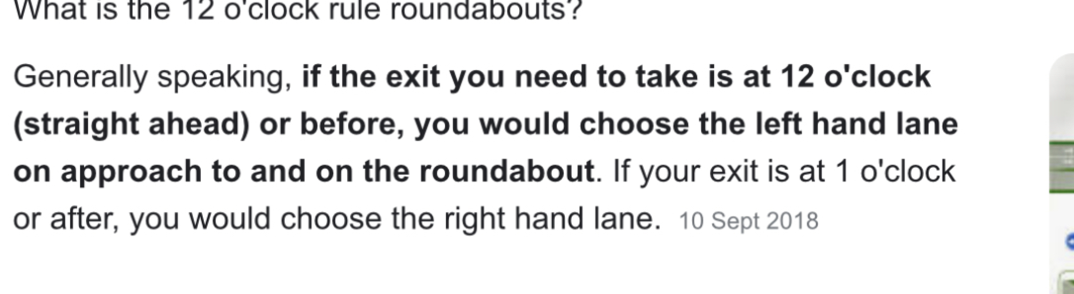 Roundabout with diagram , was I wrong?