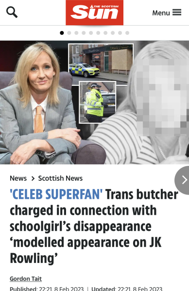 Girl abducted in Galashiels appears to have been held by transwoman