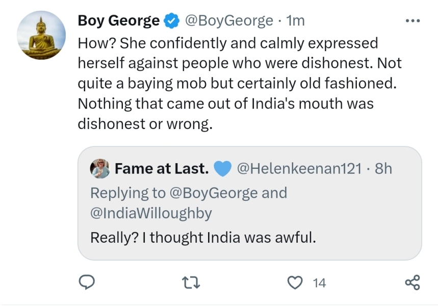 India Willoughby, Question Time Thu 2 Feb 2240