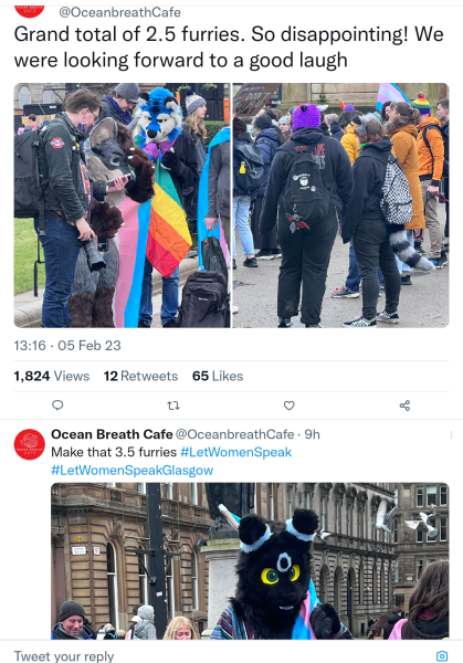 Standing for Women Glasgow 5th Feb