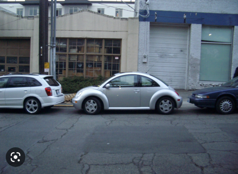 To leave a gap when parking 