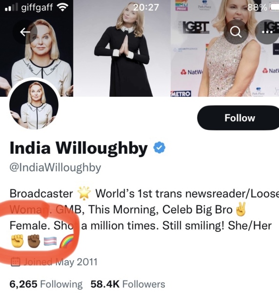 India Willoughby, Question Time Thu 2 Feb 2240