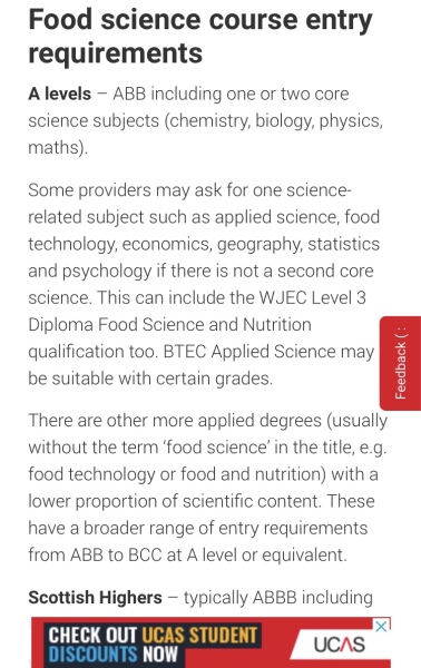 French, Geography and Food science? 